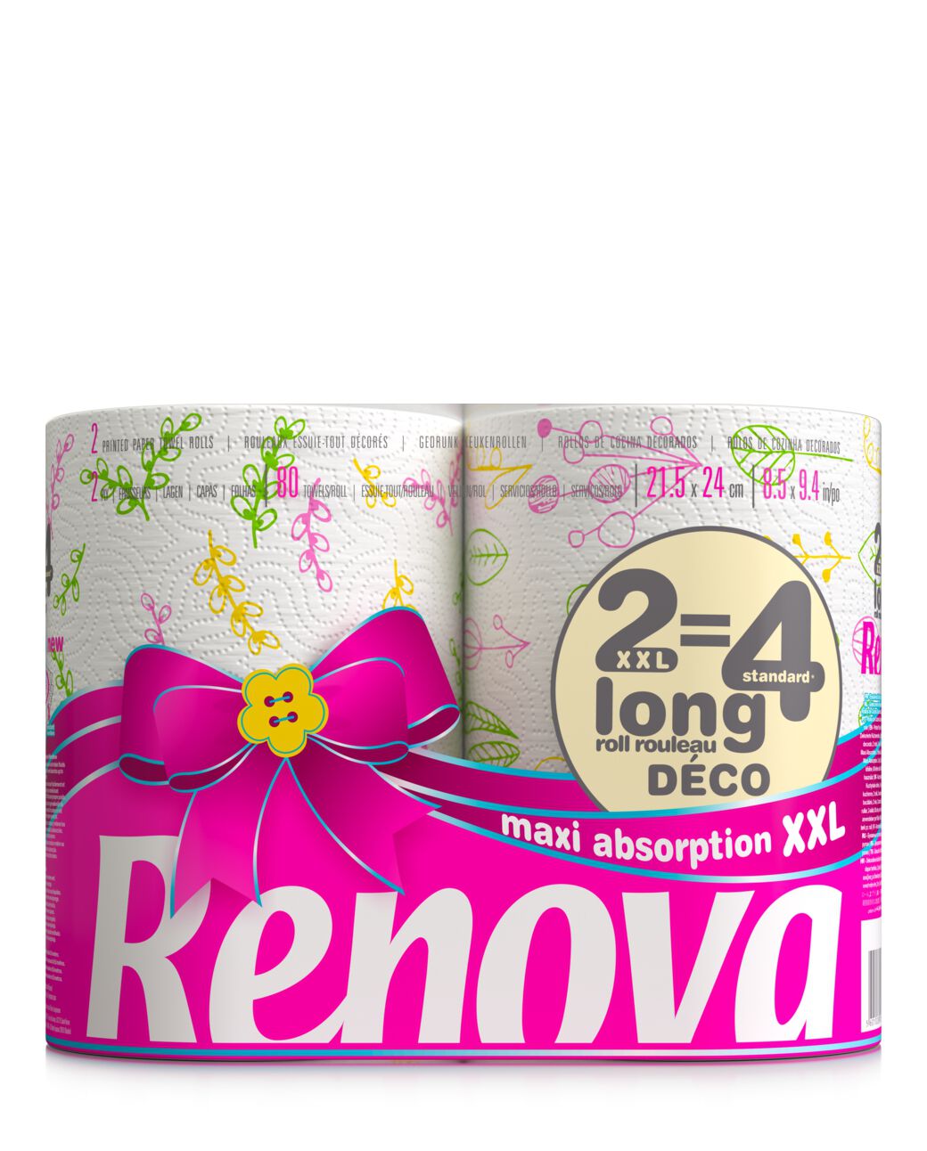 Rolos de Cozinha Maxi Absorption XXL Primavera